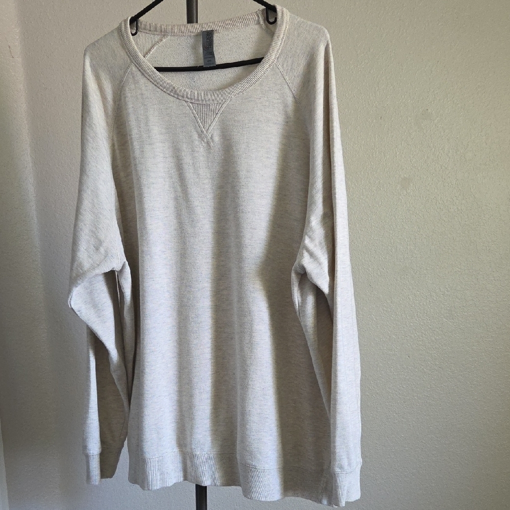Classic Men's Beige Crewneck Sweater